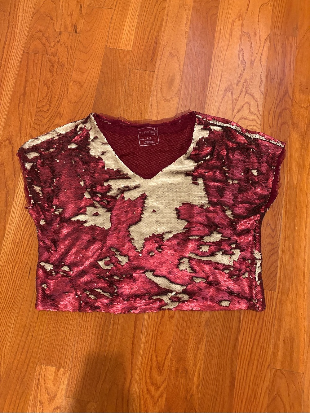 Free People We the Free Glitz It Sequin Top